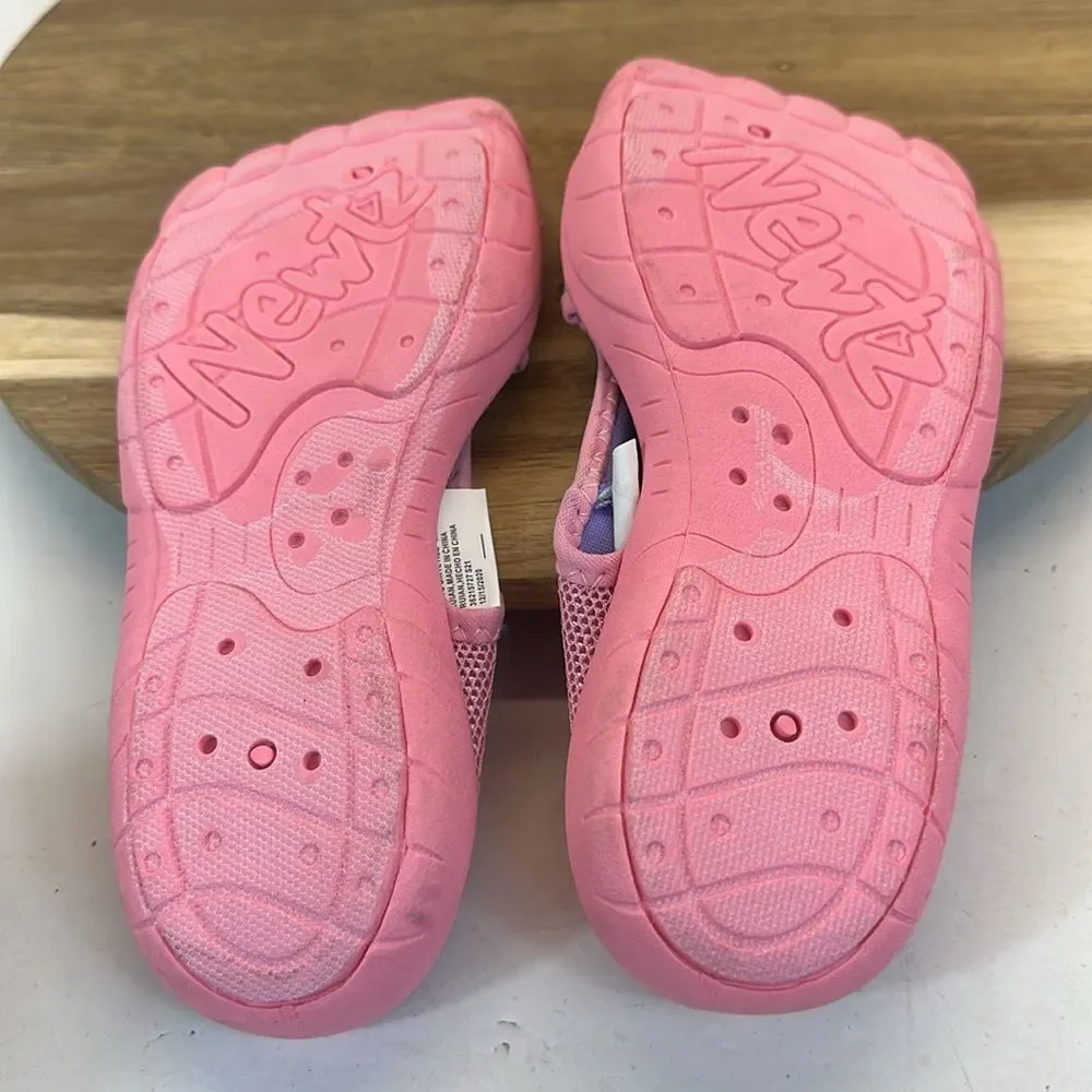 NEWTZ Girls Pink Tie Dye Water Shoes 2 3